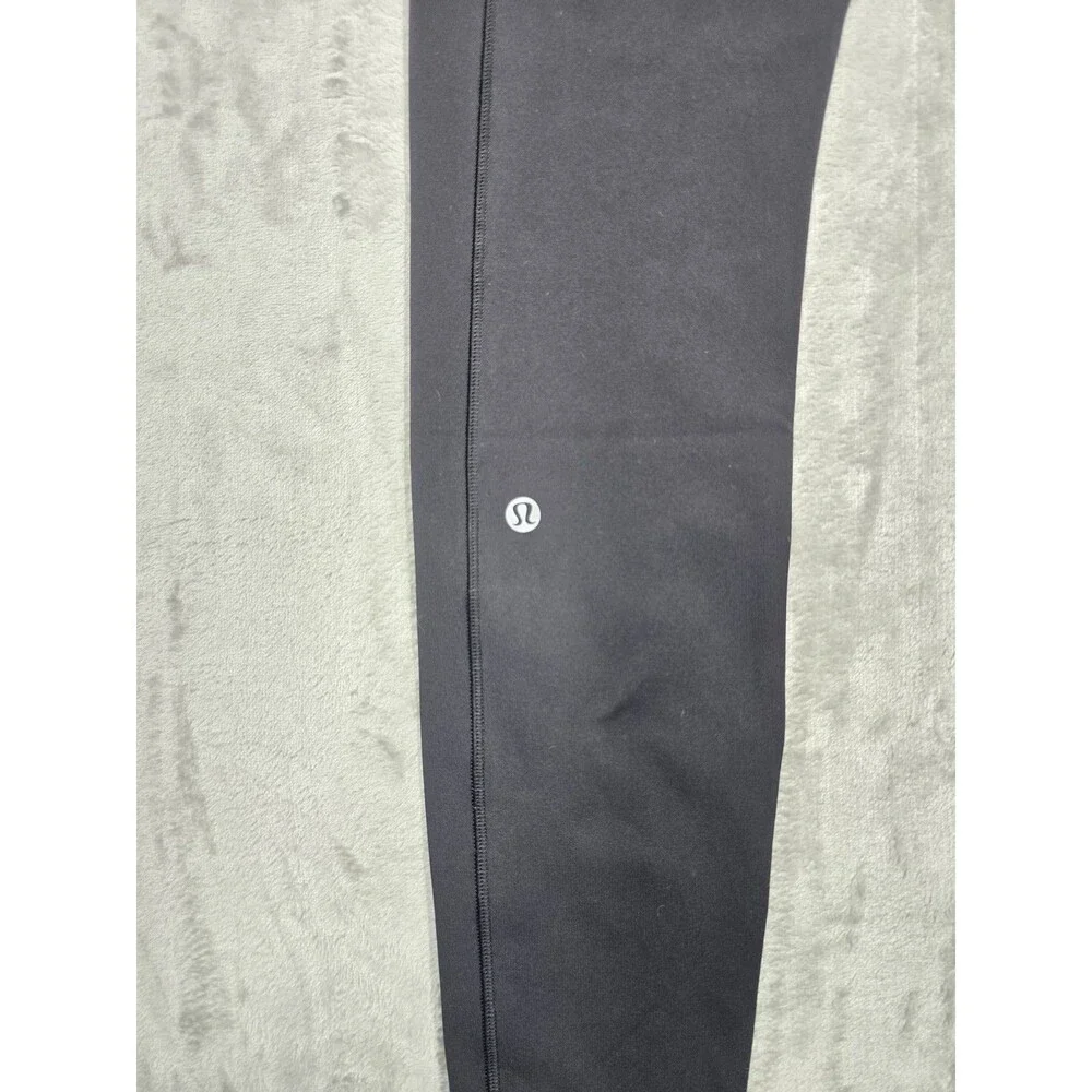 Lululemon Black Leggings Womens Size 6 Pockets Athletic Pants